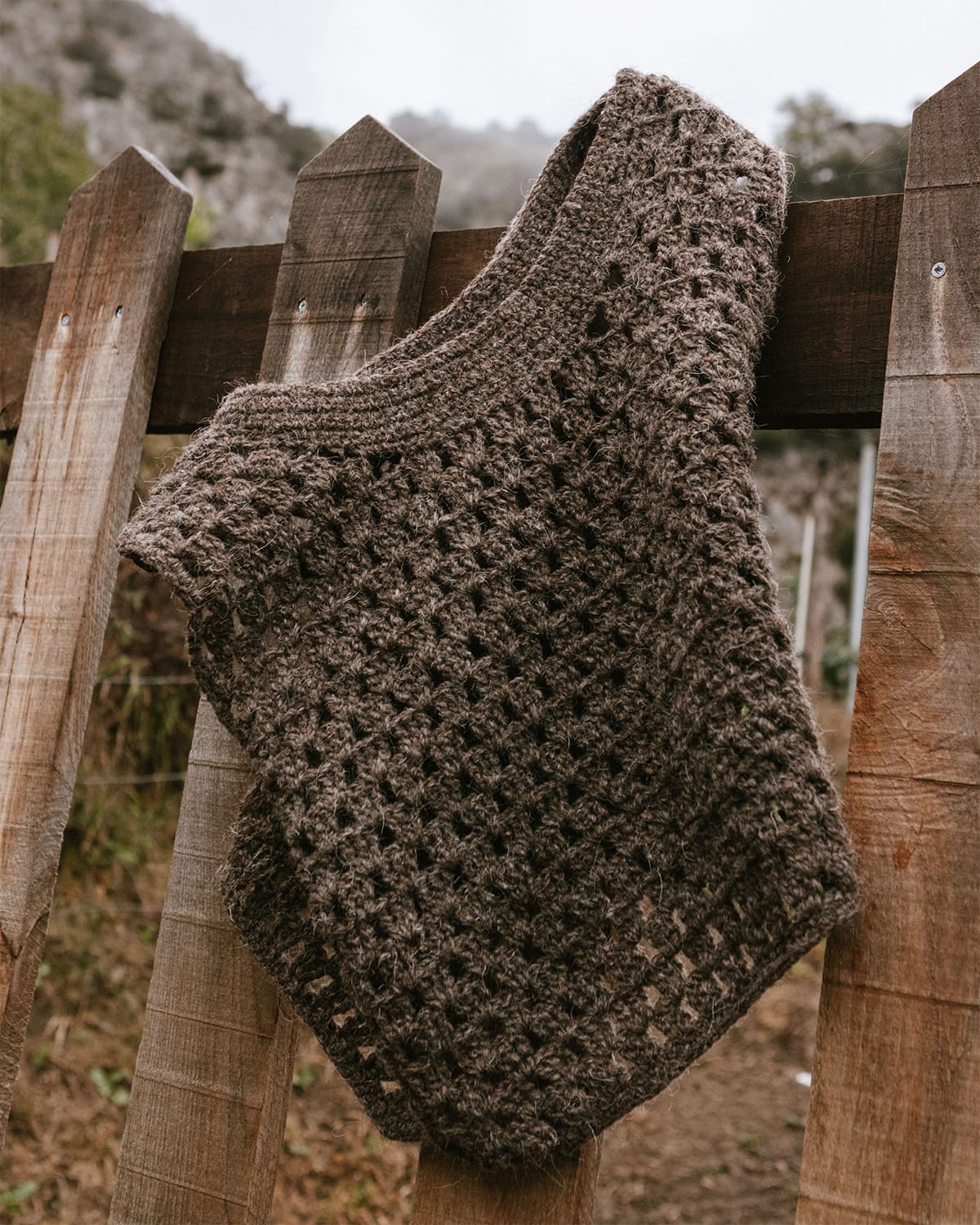Irene Trapote Carpintero's Grey Xalda Wool Vest.