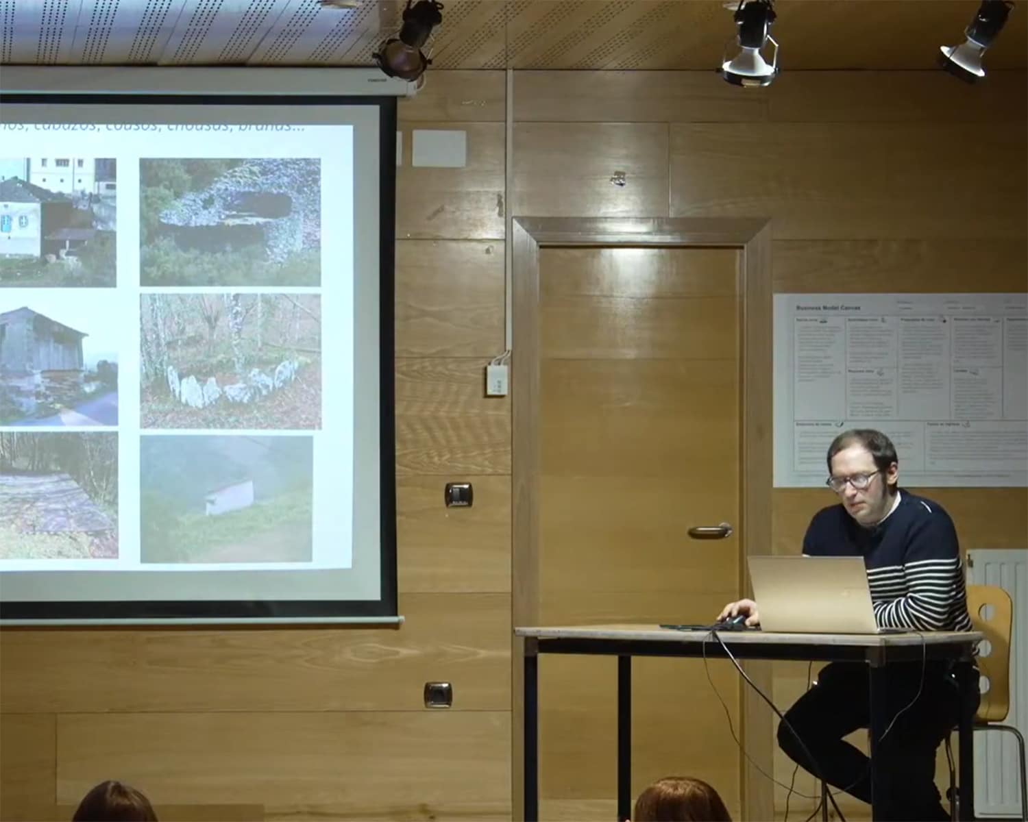 CULTURALITY researcher Santiago Rodríguez Pérez delivering his presentation.