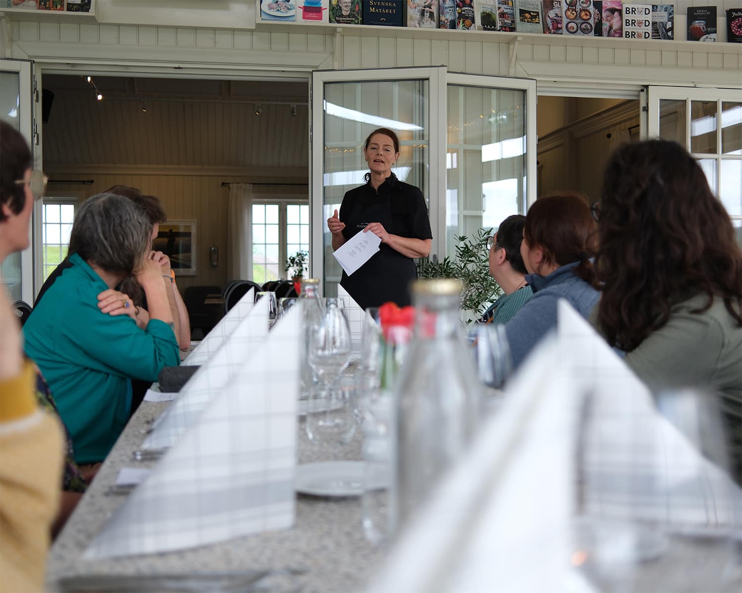Chef Bibbi Kringlund's presentation for the CULTURALITY team, at Kulinarika.