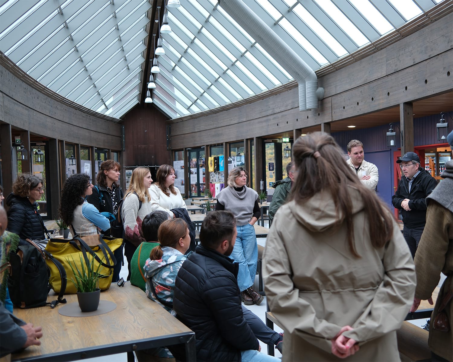 CULTURALITY partners on a guided tour through the Lofotr Vikingmuseum.
