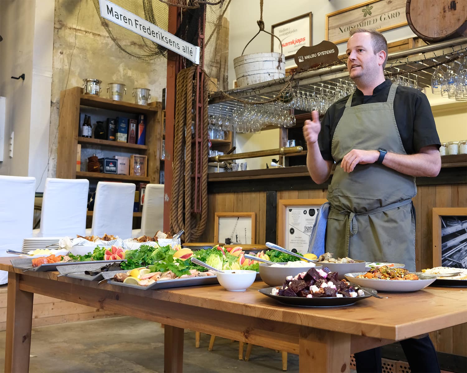 Culinary craft presentation by Preben Moen.