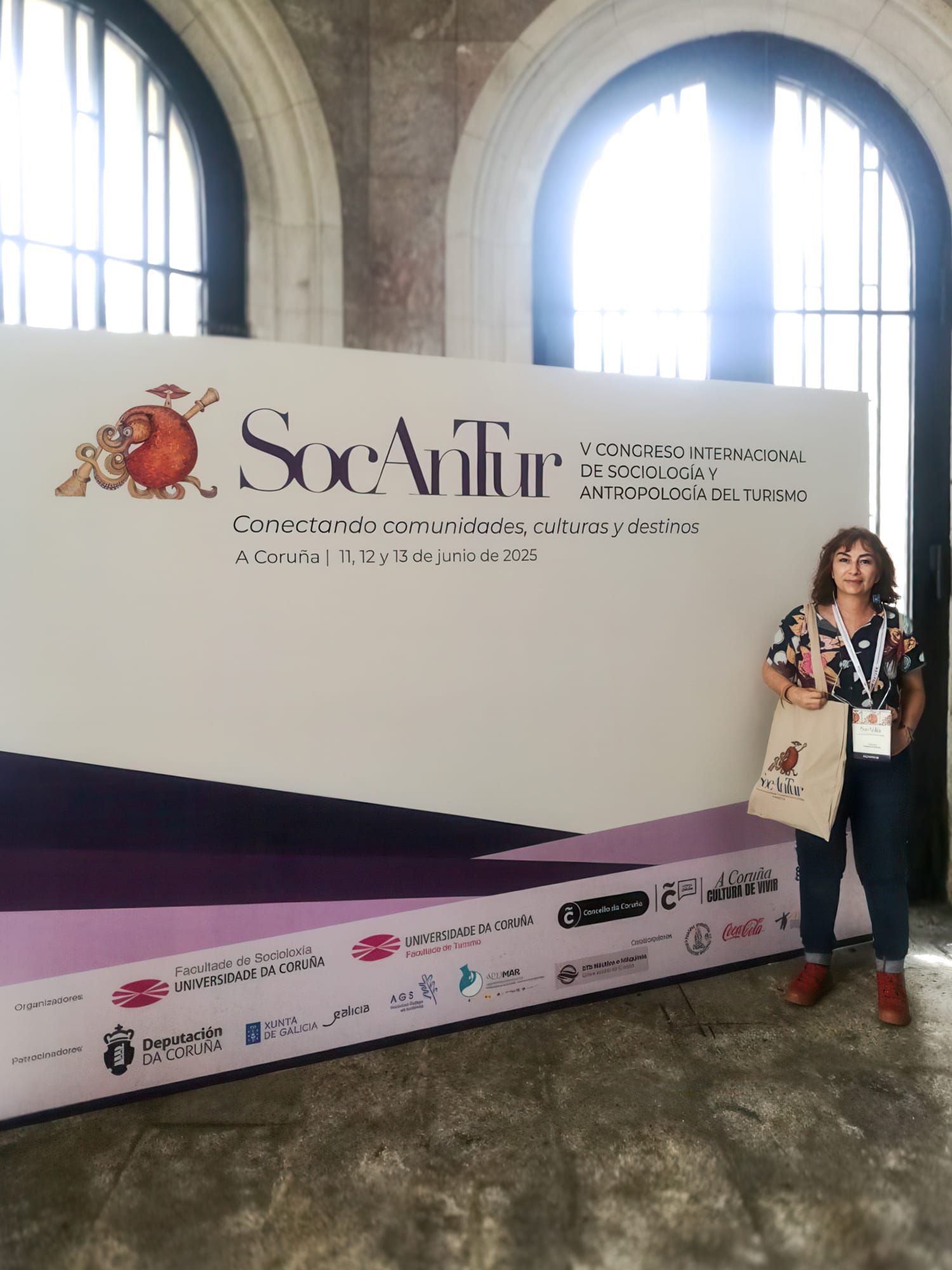 Carmen Pérez Maestro at the 5th International Congress of Sociology and Anthropology of Tourism