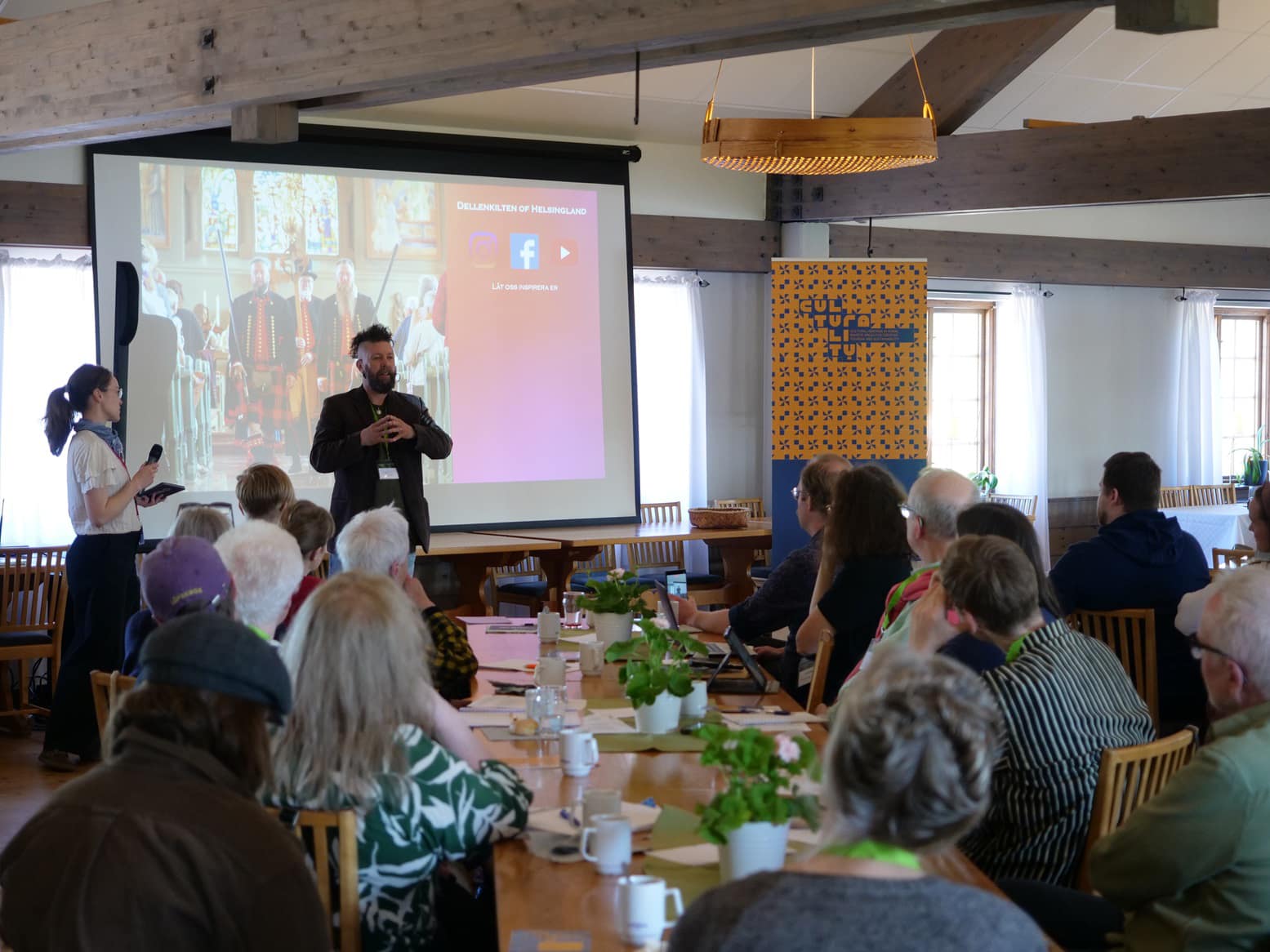 Presentation in Brunskog, Värmland, Sweden (Photograph by Region Värmland).