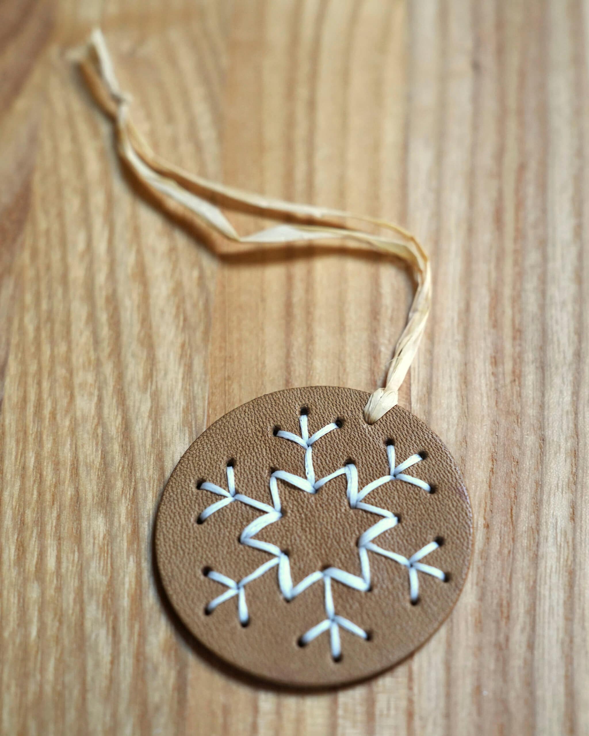 A set of praznični okraski by Jaya Life, decorated with a popular winter motif of a snowflake. (Photograph: Rok Mrvič, ZRC SAZU)