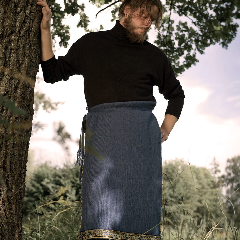 An Ancient Apron. Photo by Kristi Jõeste, model: Kulno Malva.